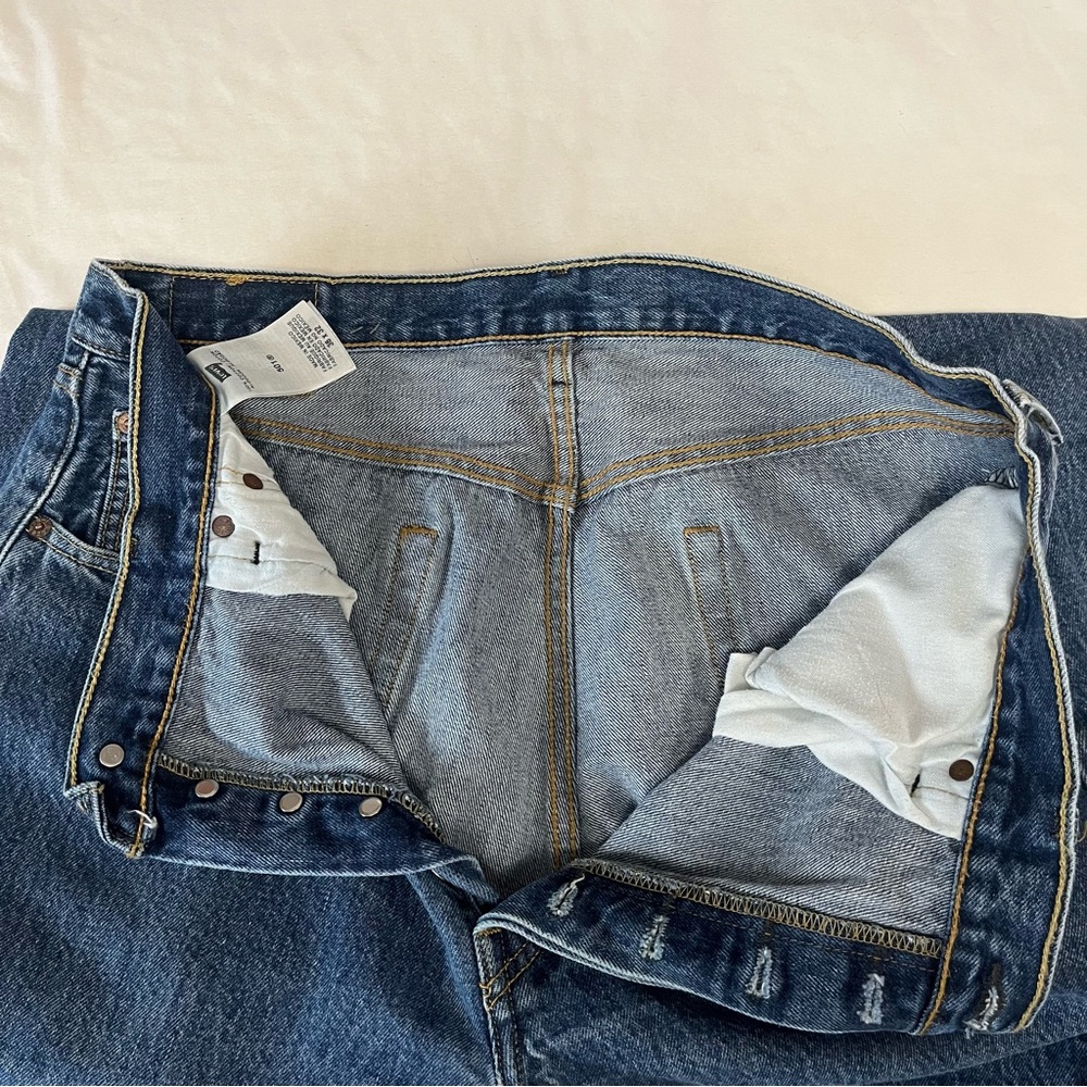 Levi's 501 Men’s Classic Straight Blue Jeans size 36x32 - Picture 7 of 9